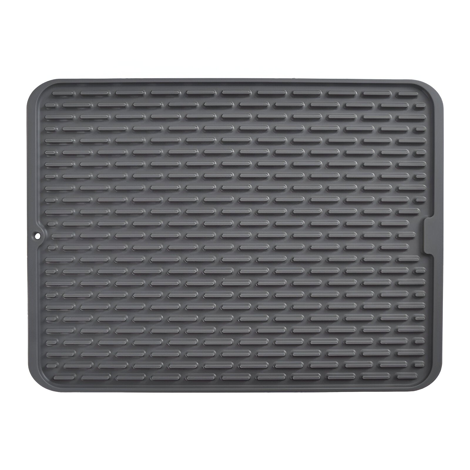 Covoras din Silicon pentru Scurgere Vase, Klevo, Uz Casnic, Rezistent la Temperaturi Ridicate, Izolator, 43x32.5 cm, Negru