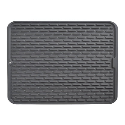 Covoras din Silicon pentru Scurgere Vase, Klevo, Uz Casnic, Rezistent la Temperaturi Ridicate, Izolator, 43x32.5 cm, Negru