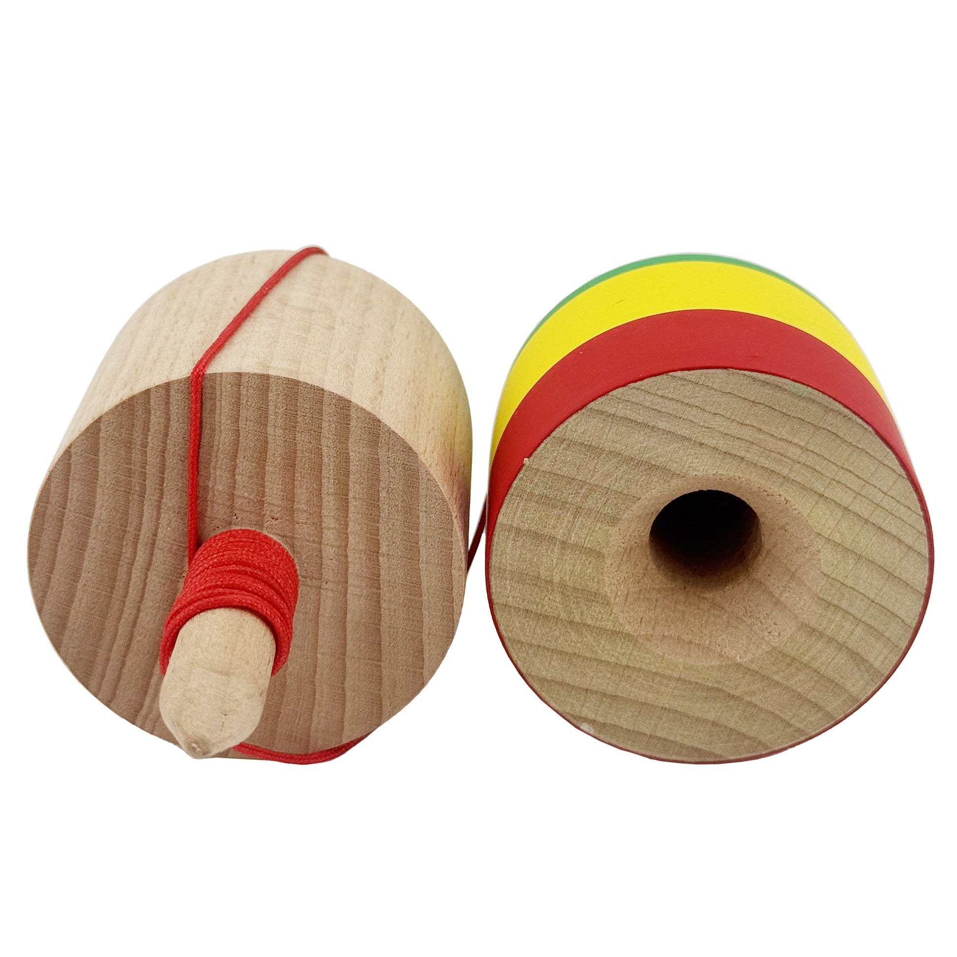 Kendama Pill X Originala, Klevo, Profesionala Model Rubber Grip Pilula, din Lemn, Varsta 9+, Ata 62/65 cm, 11 x 5 x 5 cm, Verde/Galben/Rosu