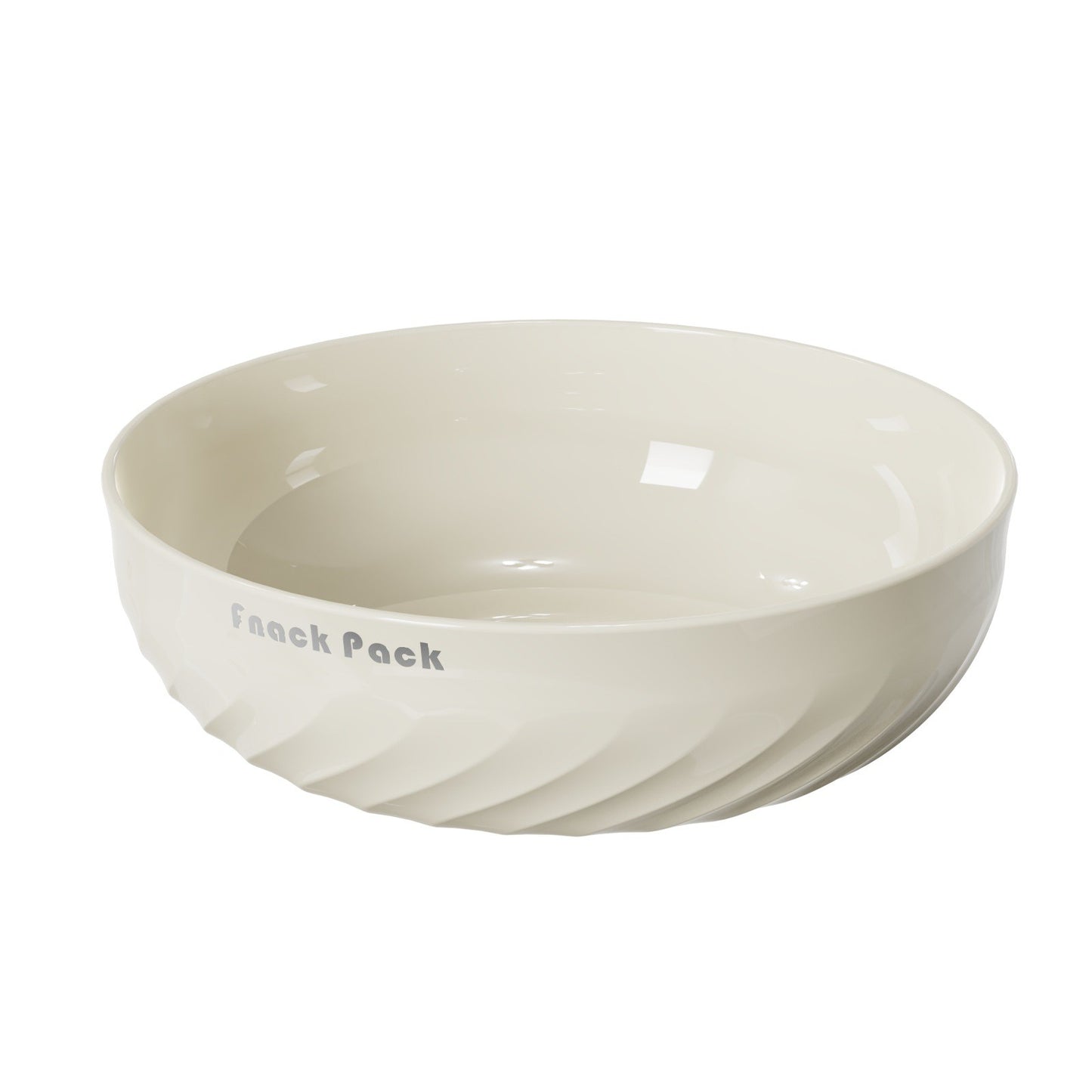 Bol cu un Singur Strat, Klevo, pentru Fructe, Legume, Snacks, 22.4x9 cm, Crem