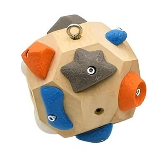 Bloc de Antrenat Forta Degetelor, Klevo, pentru Escaladat, din Lemn, 11 x 11 cm, Multicolor