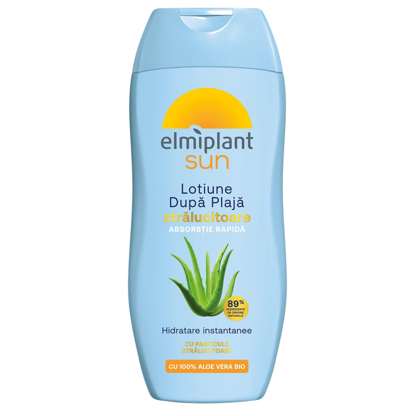 Crema Hidratanta Dupa Plaja, Lapte Hidratant cu Efect Stralucitor, Elmiplant Sun, 200 ml