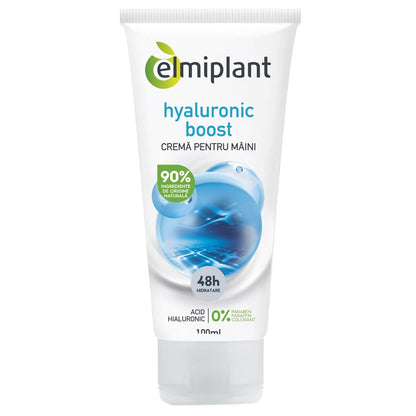 Crema de Maini, Elmiplant, Hyaluronic Boost, 100 ml