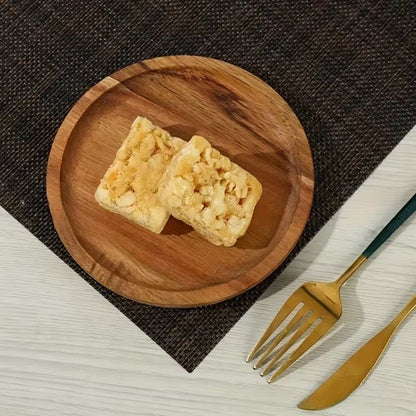 Farfurie din Lemn, Klevo, Rotunda, pentru Alimente sau Decor, 10 x 1.5 cm, Natur