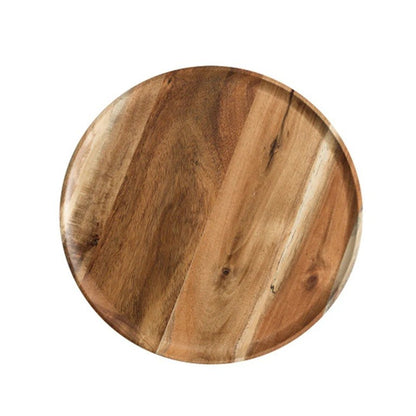 Farfurie din Lemn, Klevo, Rotunda, pentru Alimente sau Decor, 25 x 1.5 cm, Natur