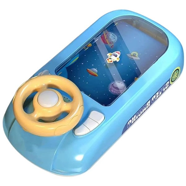Joc Simulator de Condus, Klevo, 3-6 Ani, Volan Interactiv, Efecte Sonore, din ABS, USB Inclus, Albastru