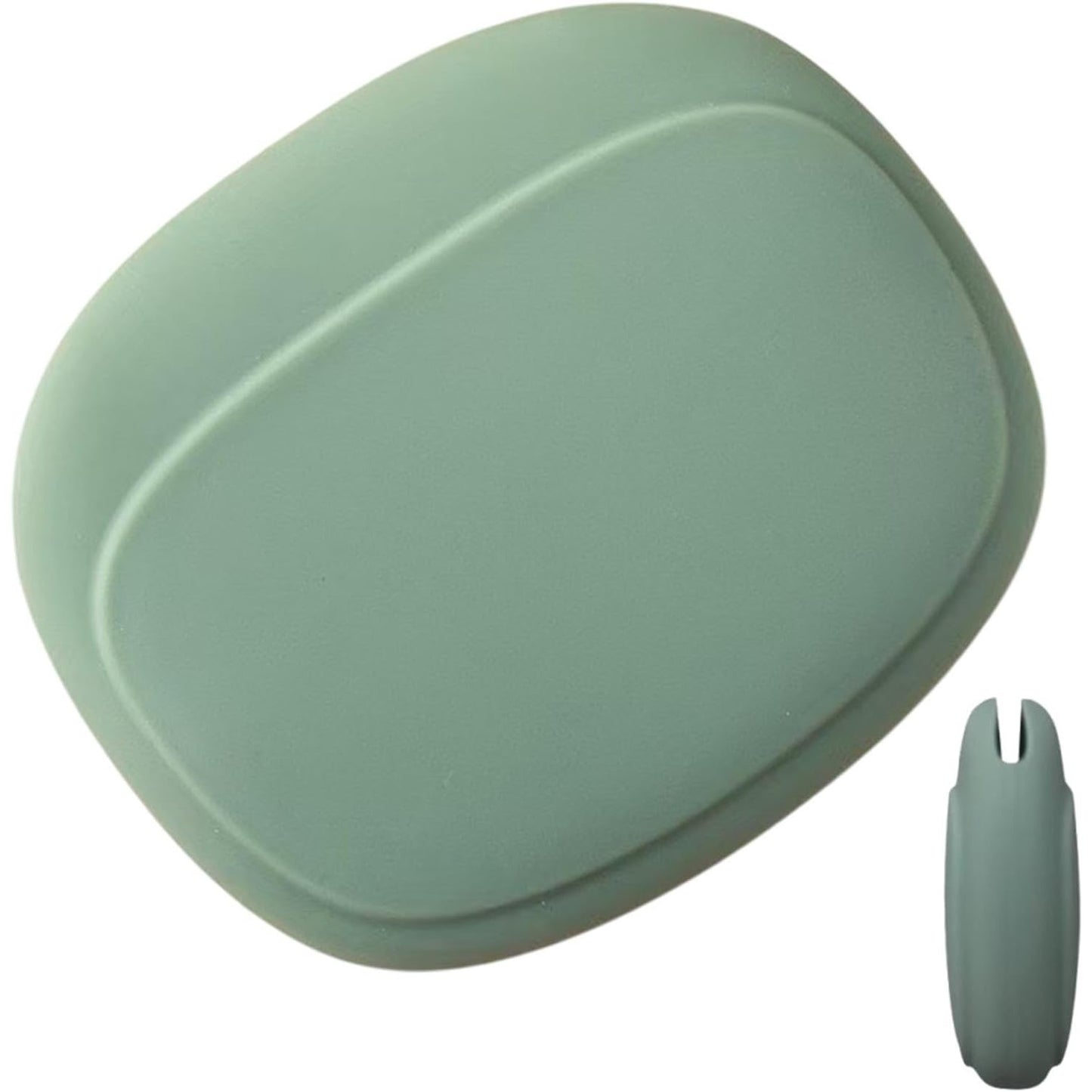 Husa din Silicon, Klevo, pentru Casti, Cabluri, Portabil, 8.5 x 10 x 2 cm, Gri
