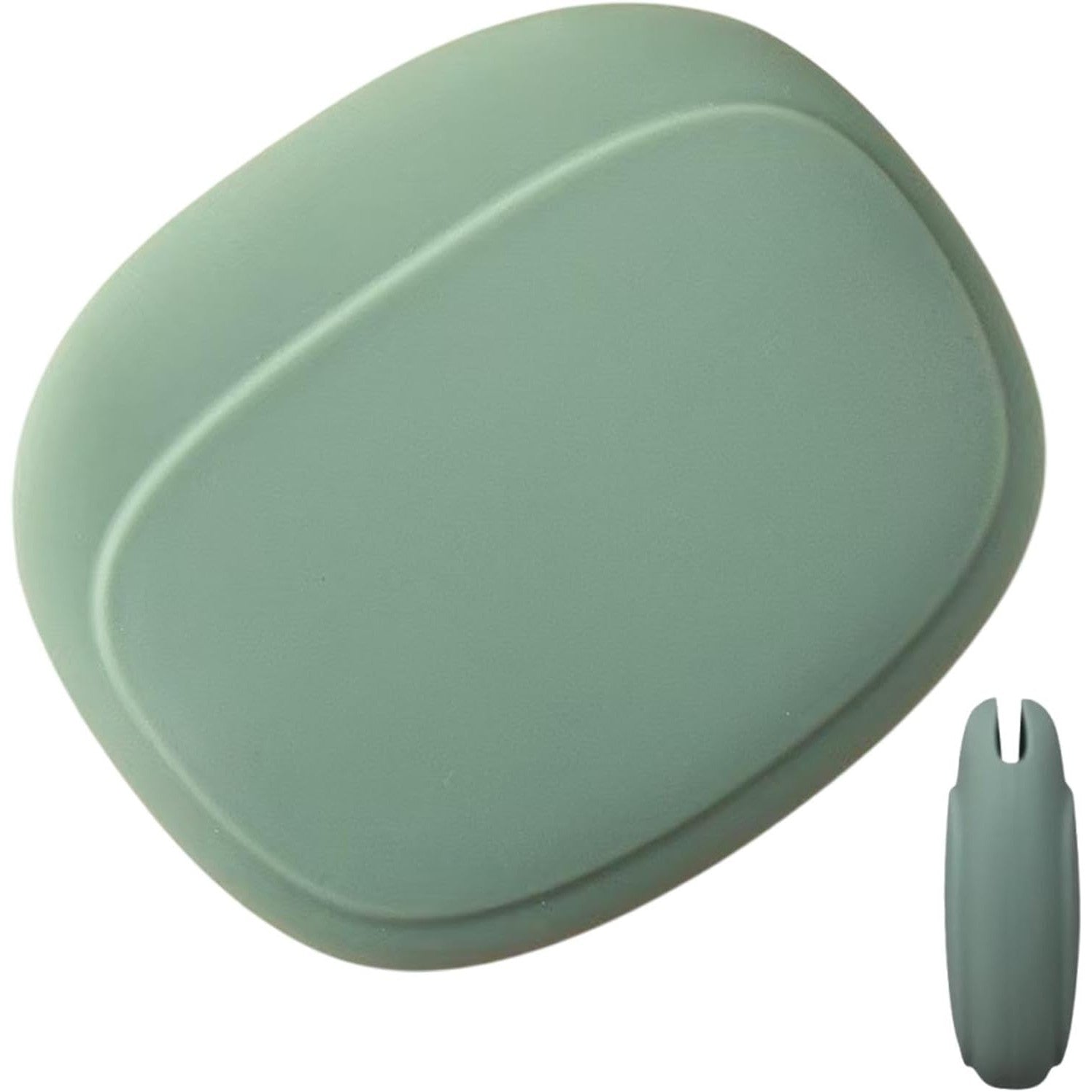 Husa din Silicon, Klevo, pentru Casti, Cabluri, Portabil, 8.5 x 10 x 2 cm, Gri