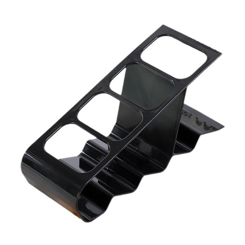 Suport de Birou, Klevo, din Plastic, pentru Telecomenzi, Telefoane, 18 x 7 x 9 cm, Negru