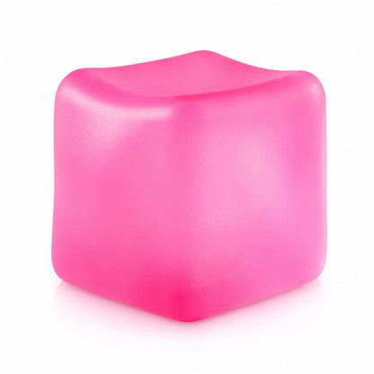 Cub Fidget 3D de Gheata, Klevo, Jucarie Antistres din Maltoza, 70 g, 3.5x3.5x3.5 cm, Comprimabil cu Revenire Lenta, Roz