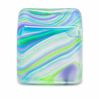 Cub Fidget 3D de Gheata, Klevo, Jucarie Antistres din Maltoza, 70 g, 3.5x3.5x3.5 cm, Comprimabil cu Revenire Lenta, Verde