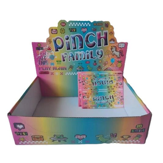 Cutie de Ambalare pentru Set 12 Jucarii Antistres Squishy, Klevo, din Carton, 14 x 14 x 14 cm, Multicolor