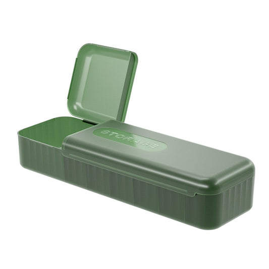 Cutie Organizatoare pentru Cabluri, Klevo, din Plastic, 28 x 9 x 6 cm, Verde