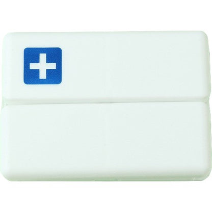 Cutie depozitare medicamente, 7 compartimente sigilate individual, pliabila, portabila, Klevo, Alb/Albastru