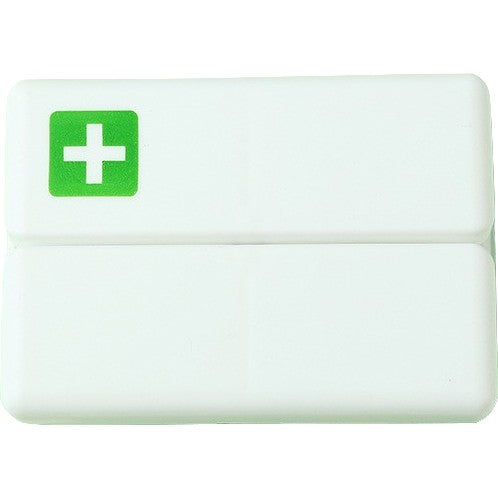 Cutie depozitare medicamente, 7 compartimente sigilate individual, pliabila, portabila, Klevo, Alb/Verde