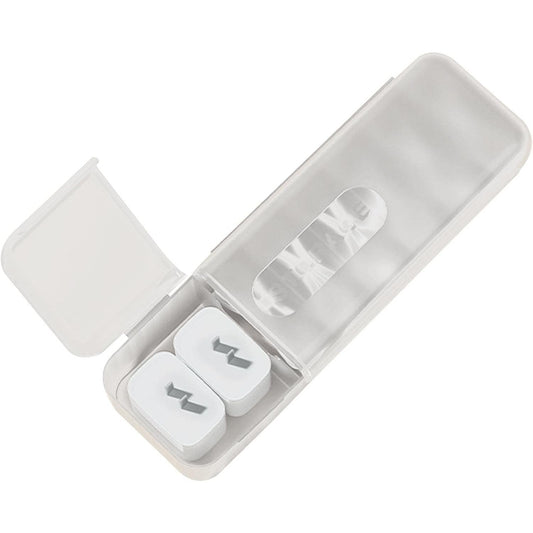 Cutie Organizatoare pentru Cabluri, Klevo, din Plastic, 28 x 9 x 6 cm, Alb