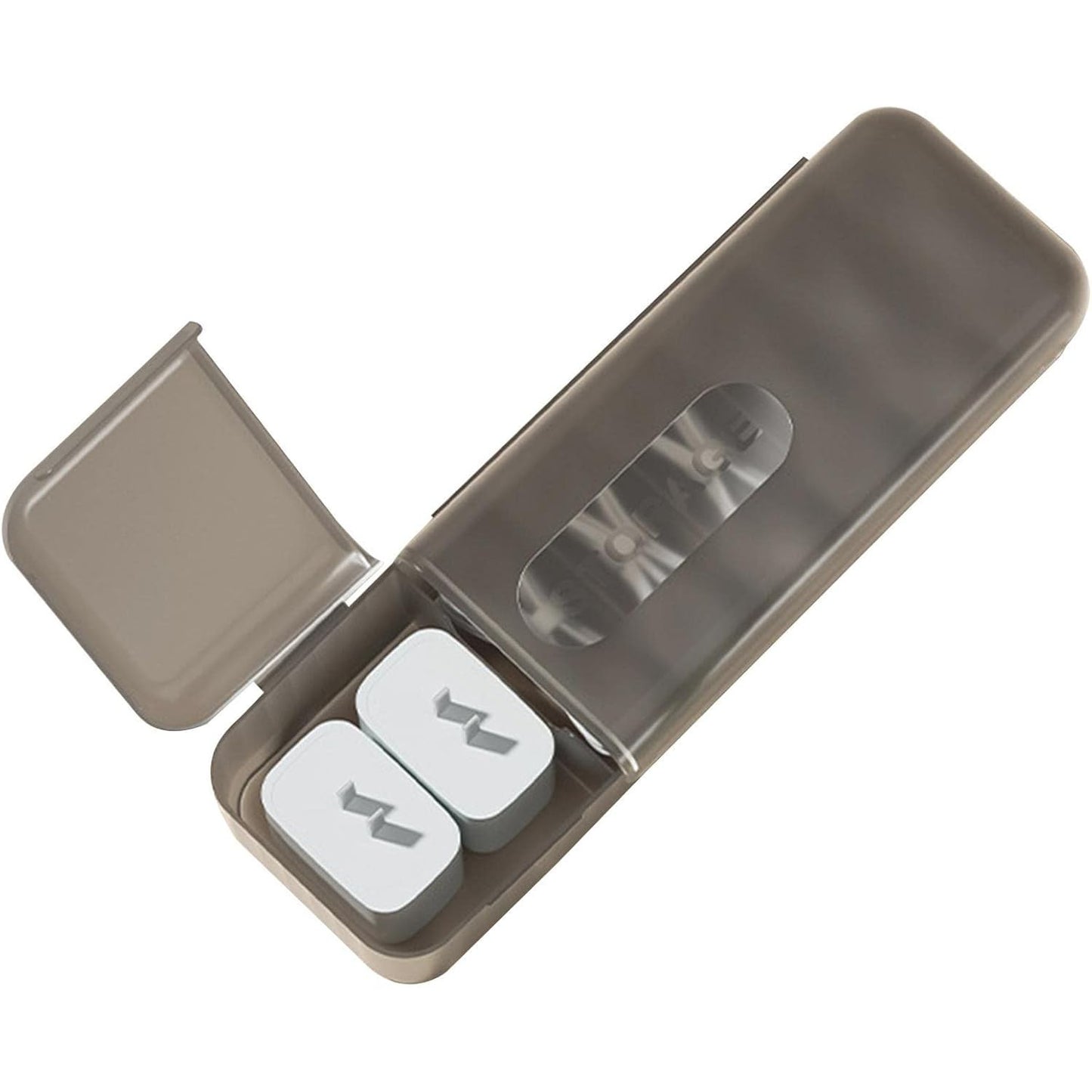 Cutie Organizatoare pentru Cabluri, Klevo, din Plastic, 28 x 9 x 6 cm, Gri