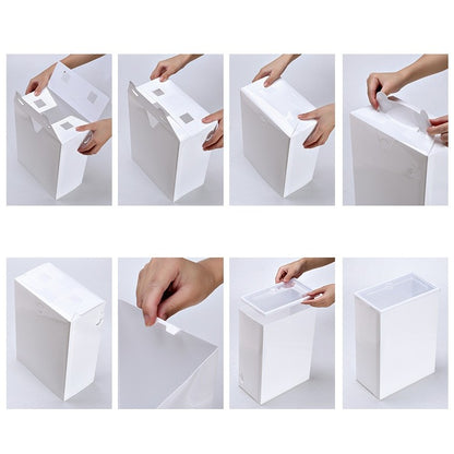 Cutie pentru Pantofi, Klevo, Tip Sertar, din Plastic, Stivuibila, Usa Frontala, 33 x 23 x 13 cm, Transparent