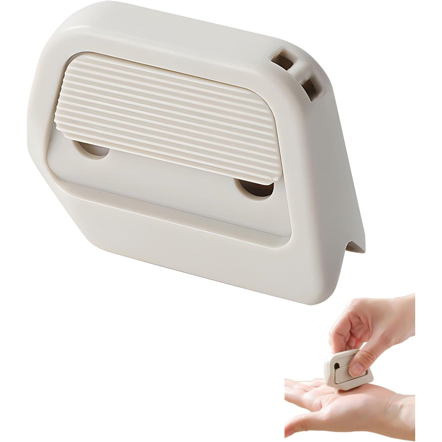 Cutter Portabil, Klevo, din ABS, Magnetic, Lama Ceramica, Autoretractabila, Universal, Alb