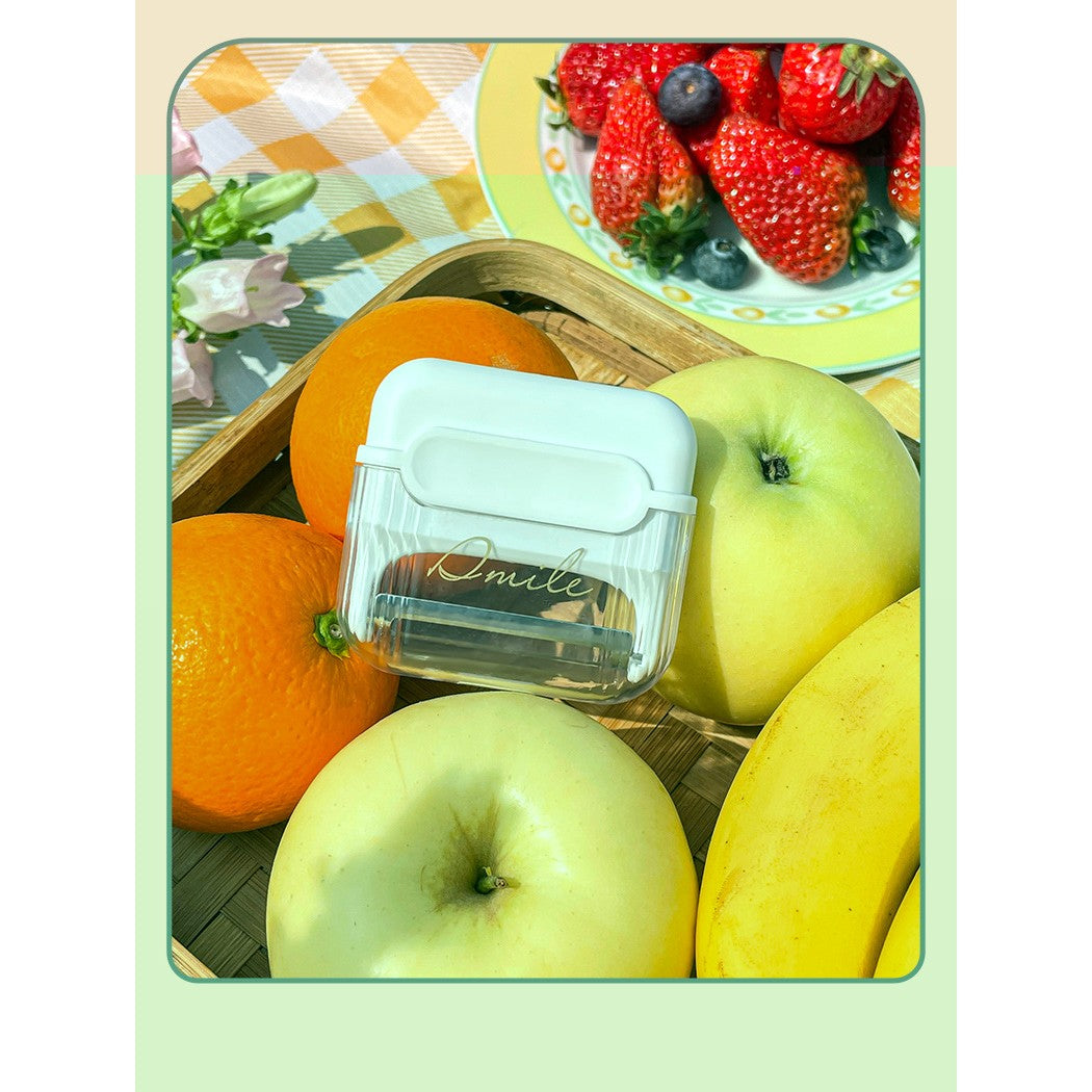 Decojitor/Curatator manual de legume si fructe, Klevo, portabil, cu magnet, doua lame, Inox, Alb, 6.7x6x1.6 cm