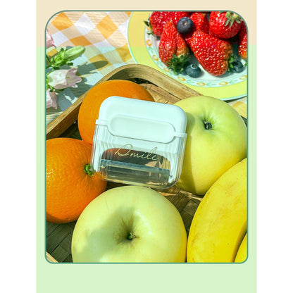 Decojitor/Curatator manual de legume si fructe, Klevo, portabil, cu magnet, doua lame, Inox, Alb, 6.7x6x1.6 cm