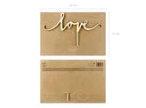 Decor din lemn Love, 16cm