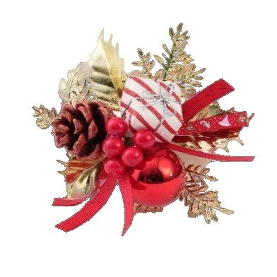 Decoratiune de Craciun, Klevo, 15 x 23 cm, Model Buchetel 2, Multicolor