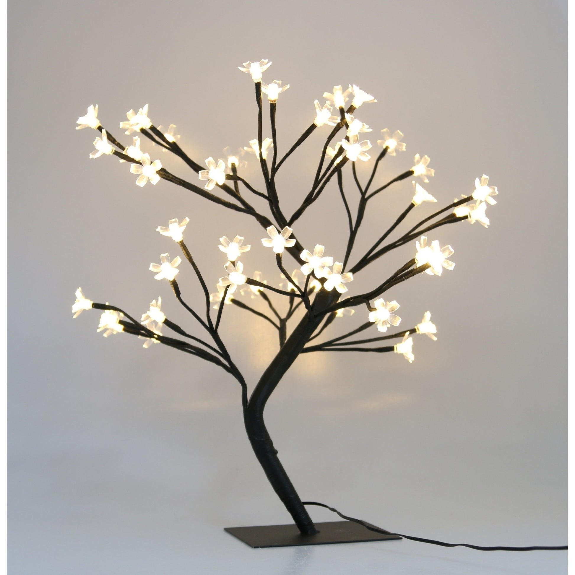 Decoratiune Luminoasa, Klevo, Crenguta, cu Baterii, 72 LED -uri, Flori, Alb Cald