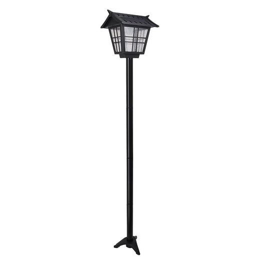 Lampa solara de tip stalp pentru gradina, Klevo, Alb Rece