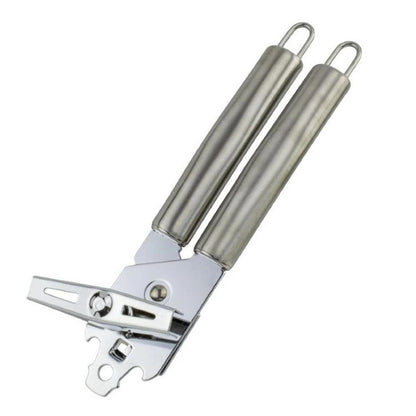 Deschizator conserve Klevo, material inox, ergonomic, gri