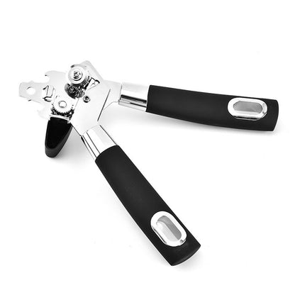 Desfacator de conserve multifunctional Klevo, Otel inoxidabil, Maner antialunecare, ergonomic, rezistent la rugina, usor de utilizat, 21.6 x 6 cm, argintiu