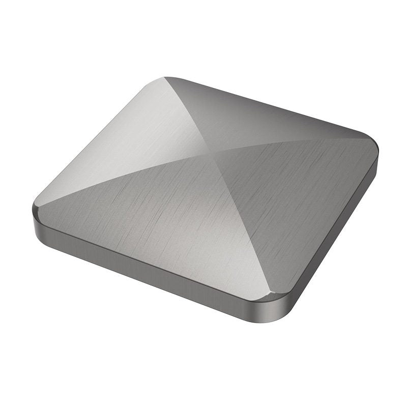 Fidget Spinner Flipo Flip, Klevo, Model Patrulater, Jucarie Antistres cu Energie Chinetica, Aliaj Zinc, 41x41x13 mm, 91 gr, Silver