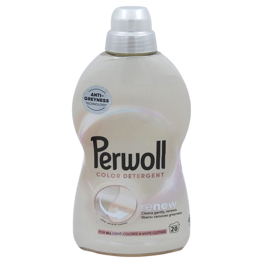 Detergent Lichid, Perwoll, 1 L Renew Light Color 20 spalari