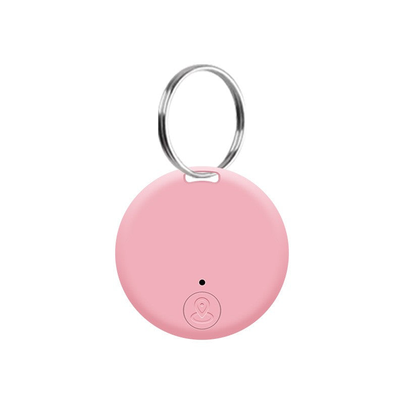 Dispozitiv Anti Pierdere Inteligent, Klevo, conexiune Bluetooth, Dispozitiv Anti Pierdere pentru accesorii, Baterie si Manual de Utilizare Incluse 38 x 38 x 7 mm, Roz