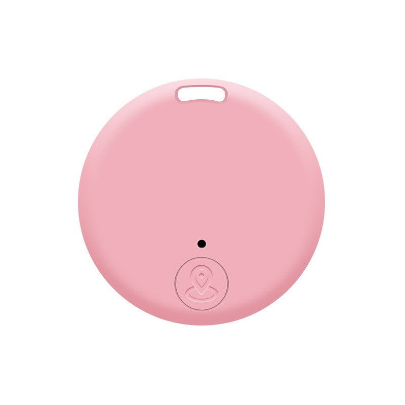 Dispozitiv Anti Pierdere Inteligent, Klevo, conexiune Bluetooth, Dispozitiv Anti Pierdere pentru accesorii, Baterie si Manual de Utilizare Incluse 38 x 38 x 7 mm, Roz