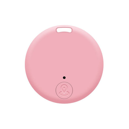 Dispozitiv Anti Pierdere Inteligent, Klevo, conexiune Bluetooth, Dispozitiv Anti Pierdere pentru accesorii, Baterie si Manual de Utilizare Incluse 38 x 38 x 7 mm, Roz