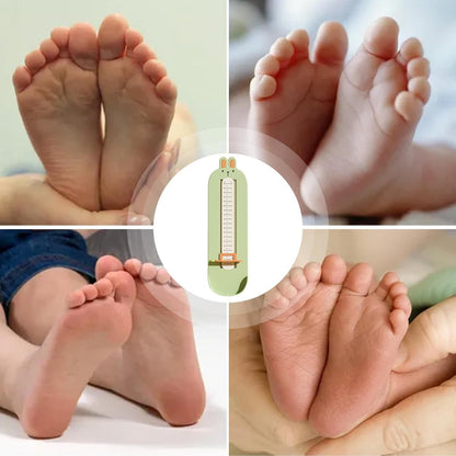 Dispozitiv de Masurat Talpa Piciorului pentru Bebelusi, Klevo, 6-24, Model Iepuras, Verde