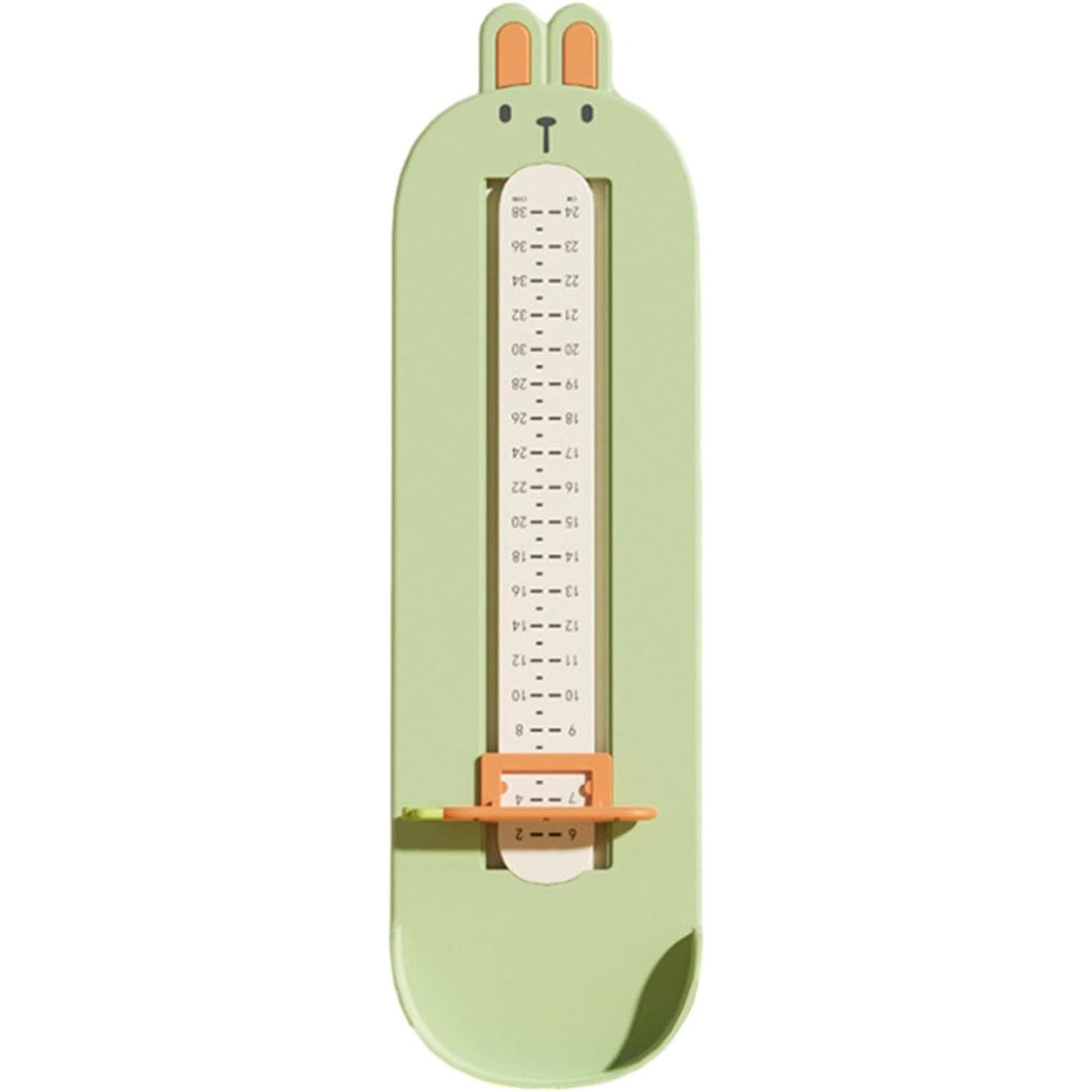 Dispozitiv de Masurat Talpa Piciorului pentru Bebelusi, Klevo, 6-24, Model Iepuras, Verde