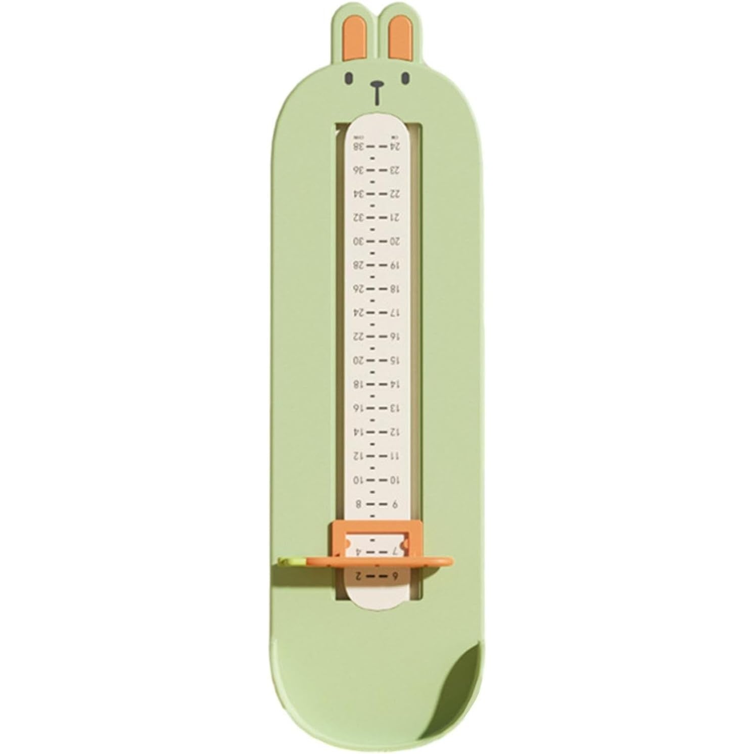 Dispozitiv de Masurat Talpa Piciorului pentru Bebelusi, Klevo, 6-24, Model Iepuras, Verde