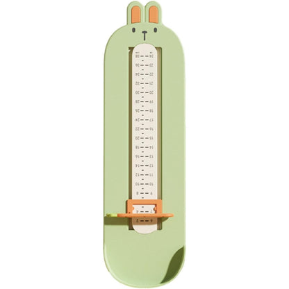 Dispozitiv de Masurat Talpa Piciorului pentru Bebelusi, Klevo, 6-24, Model Iepuras, Verde