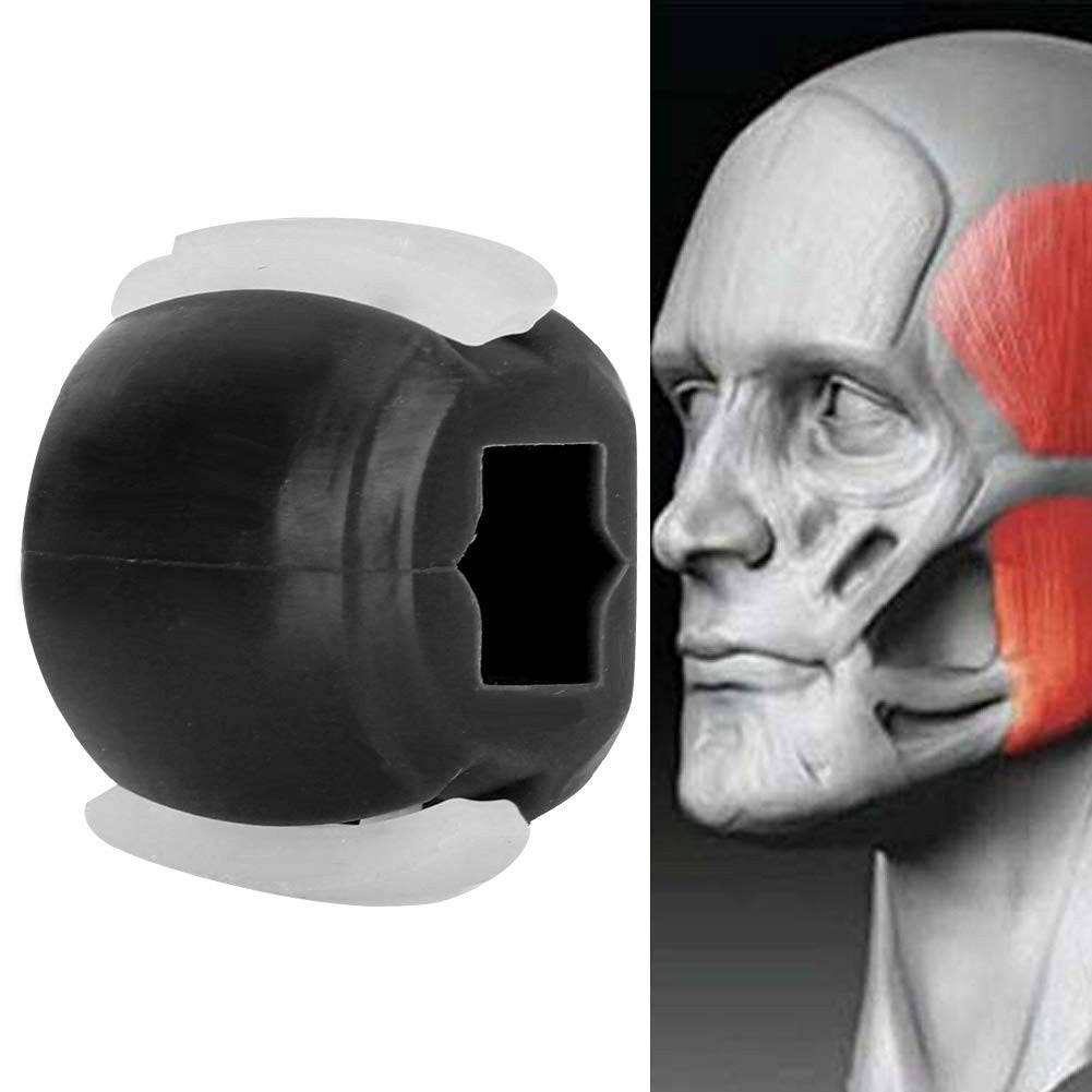 Dispozitiv de Tonifiere Faciala, Klevo, din Silicon, Corectare Mandibula/Maxilar, Negru