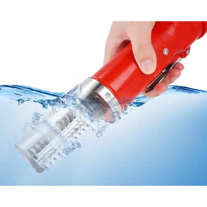 Dispozitiv Electric de Curatare Solzi Peste, Klevo, din Otel Inoxidabil, 28 x 5 cm, Rosu