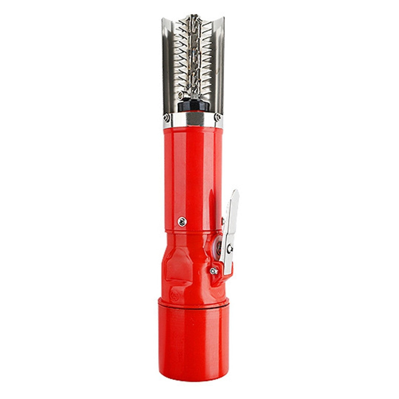 Dispozitiv Electric de Curatare Solzi Peste, Klevo, din Otel Inoxidabil, 28 x 5 cm, Rosu