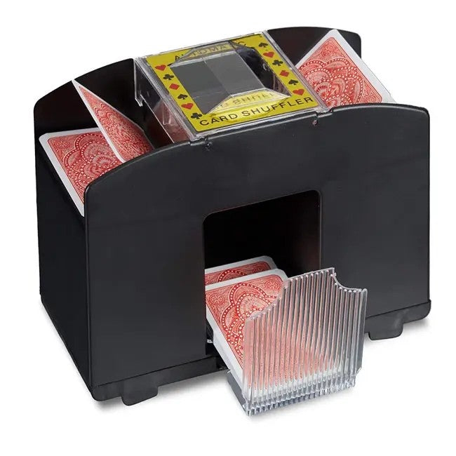 Dispozitiv pentru amestecat carti de joc Klevo, automat, 20.5x10x8.5cm