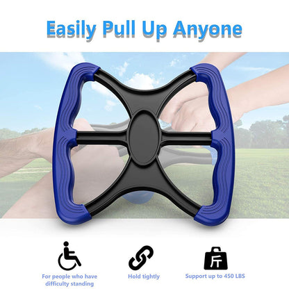 Dispozitiv pentru Ridicare, Klevo, Ajutor Varstnici, din Plastic, Maner Ergonomic, 200 kg, Albastru