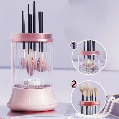 Dispozitiv Portabil de Curatare a Pensulelor de Machiaj, Klevo, pentru Pensule de Diferite Dimensiuni, 5V, 7000RPM, Vibratii Sonice, USB Type C