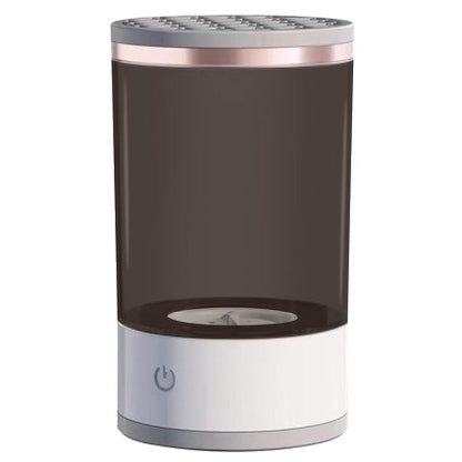 Dispozitiv Portabil de Curatare a Pensulelor de Machiaj, Klevo, Potrivit pentru Pensule de Diferite Dimensiuni, 5V, 7000RPM, Vibratii Sonice, USB, Alb/Negru, 9x9x16 cm