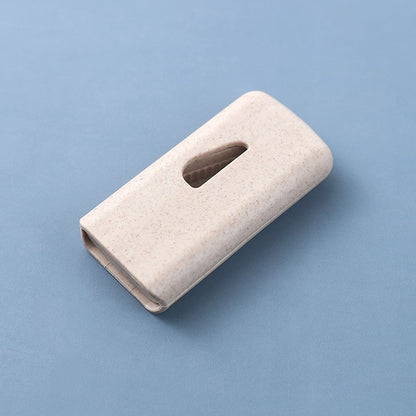 Dispozitiv taiere si depozitare medicamente, Klevo, Bej, Plastic, 8 x 4 x 1.8 cm
