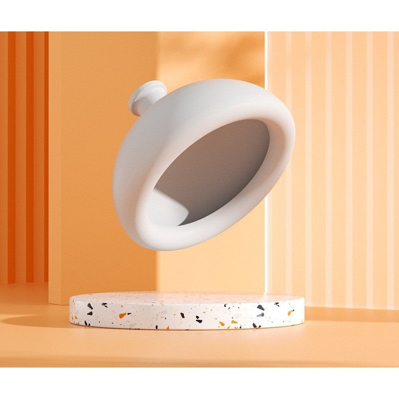 Dispozitiv Terapeutic Sputa, Klevo, Cupa pentru Terapie Toracica, Dispozitiv de Eructare, pentru Adulti si Copii, 10 x 6.5 cm, din Silicon, Alb