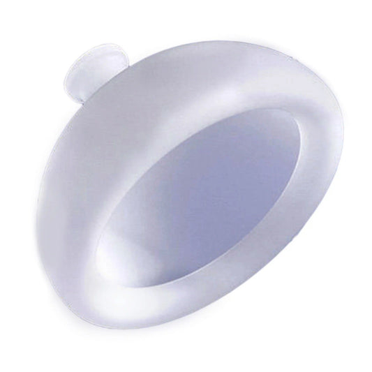Dispozitiv Terapeutic Sputa, Klevo, Cupa pentru Terapie Toracica, Dispozitiv de Eructare, pentru Adulti si Copii, 10 x 6.5 cm, din Silicon, Alb